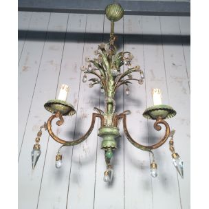Vintage chandelier by La Maison Baguès,1940