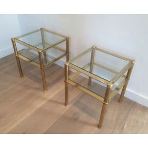 2 vintage side tables from the 60s 