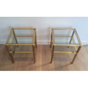 2 vintage bijzettafels uit de jaren 60