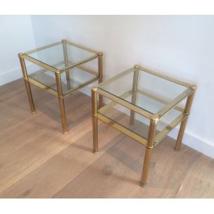 2 vintage side tables from the 60s 