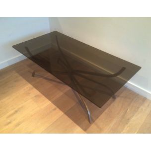 Vintage coffee table by Maison Charles, 1960