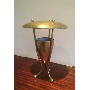 Lampe de table vintage en laiton,1950