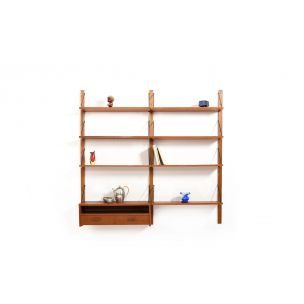 Vintage shelf system in teak, Denmark 1960s