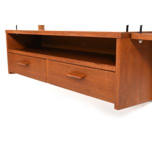 Vintage shelf system in teak, Denmark 1960s