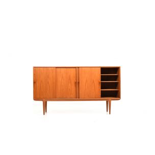 Vintage sideboard model 19 in teak by Gunni Omann for Omann Jun Mobelfabrik Denmark 1960s