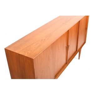 Vintage sideboard model 19 in teak by Gunni Omann for Omann Jun Mobelfabrik Denmark 1960s