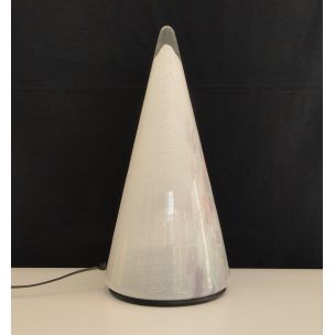 Vintage Murano glass cone lamp by Italian Modern, 1980