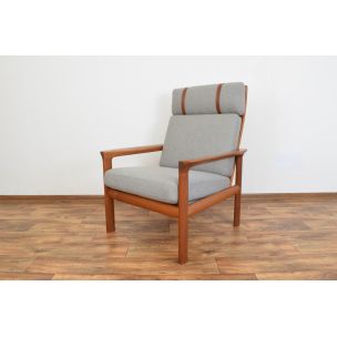 Vintage armchair in teak by Sven Ellekaer for Komfort, Denmark 1960s