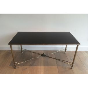 Vintage French metal coffee table, 1960
