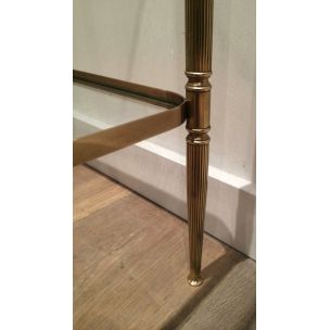 Vintage brass side table 1940