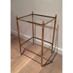 Vintage brass side table 1940