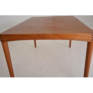 Table à repas vintage pour Bramin en teck 1960