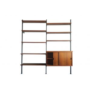 Vintage modular shelf system Olof Pira Sweden 1960s