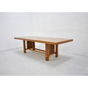 Vintage Taliesin table for Cassina in cherrywood 1980s