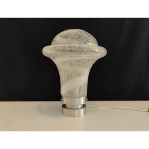 Vintage mushroom lamp in Murano glass 1970