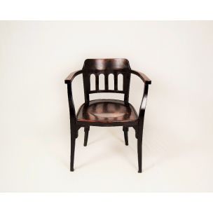 Vintage armchair No 714 Otto Wagner, Austria, by Jacob & Josef Kohn 1900s 