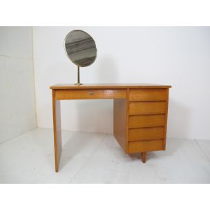 Vintage Dressing Table in birch Dutch 1950s