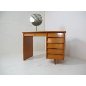 Vintage Dressing Table in birch Dutch 1950s