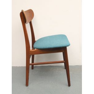 Set of 4 vintage dining chairs in teak Denmark 1960s