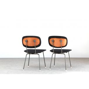 Pair of vintage chairs 116 by Wim Rietveld 1953