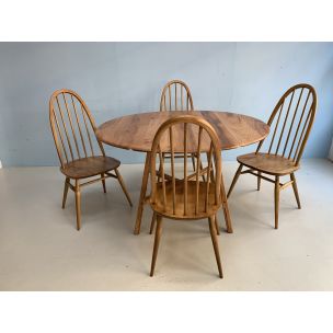 Vintage oak dinning set by Ercol 1960