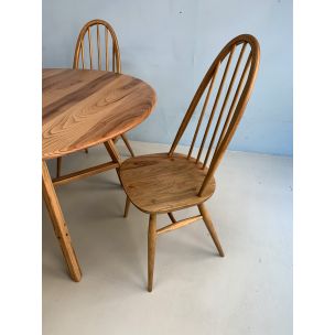 Vintage oak dinning set by Ercol 1960