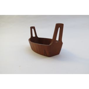 Vintage teak bowl by Anri Form 1960s  