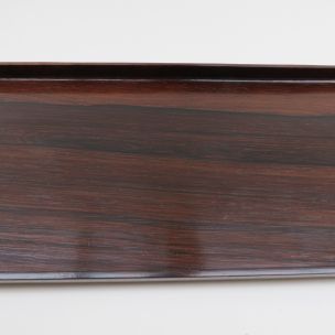 Vintage rosewood long tray by Casa Finland 1960s