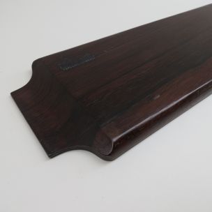 Vintage rosewood long tray by Casa Finland 1960s