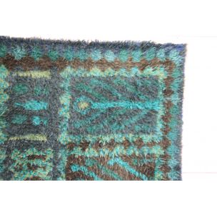 Vintage Handmade Rug in wool 1960s