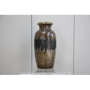 Vase en céramique vintage de Scheurich Keramik 1960