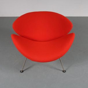 Pair of Orange Slice armchairs by Pierre Paulin for Artifort 1950