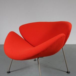 Pair of Orange Slice armchairs by Pierre Paulin for Artifort 1950