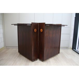 Vintage fold-out bar in rosewood Erik Buch & Johannes Andersen