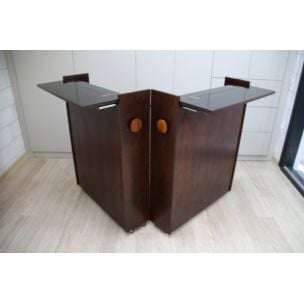 Vintage fold-out bar in rosewood Erik Buch & Johannes Andersen