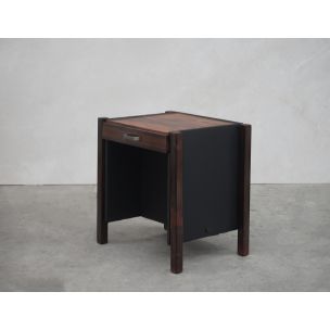 Pair of rosewood bedside tables by Jorge Zalszupin 1960s