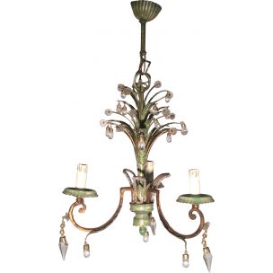 Vintage chandelier by La Maison Baguès,1940