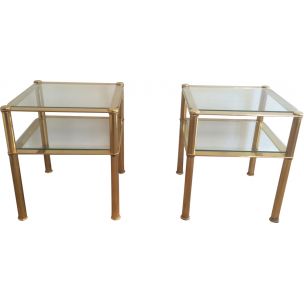 2 vintage side tables from the 60s 