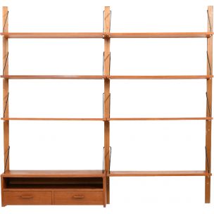 Vintage shelf system in teak, Denmark 1960s