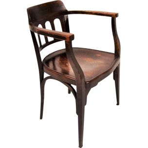 Vintage armchair No 714 Otto Wagner, Austria, by Jacob & Josef Kohn 1900s 