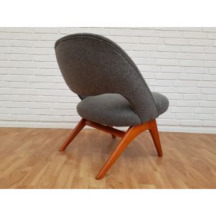 Vintage Scandinavian armchair in wool