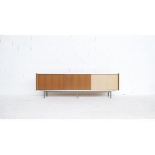 Vintage sideboard for EFA in mahogany and aluminium 1960