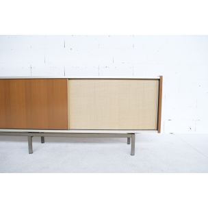 Vintage sideboard for EFA in mahogany and aluminium 1960