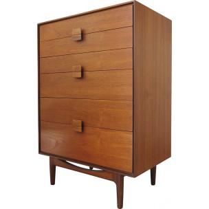 G-Plan African teak chest of drawers, Ib KOFOD-LARSEN - 1960s