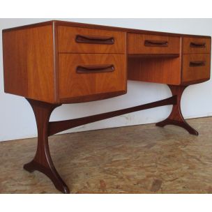 Bureau vintage pour G-Plan en bois de teck 1960