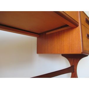 Bureau vintage pour G-Plan en bois de teck 1960