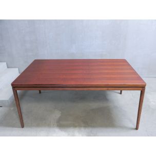 Table à repas vintage en palissandre de Christian Linneberg, années 1960