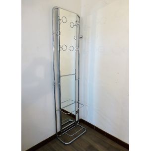 Vintage coatrack in chromed metal 1960