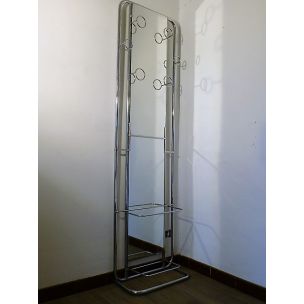 Vintage coatrack in chromed metal 1960