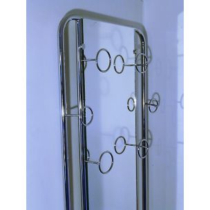 Vintage coatrack in chromed metal 1960